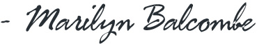 Marilyn Balcombe Signature